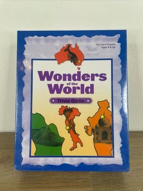 Wonders of the World Trivia Game - Patch Products Complete Board Game Ages 8+